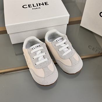 Okify Celine Gray Kid Sneakers 