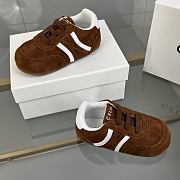 Okify Celine Brown Kid Sneakers  - 3