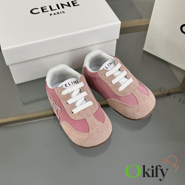 Okify Celine Pink Kid Sneakers  - 1