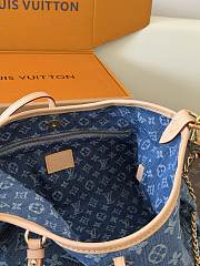 Okify Louis Vuitton CarryAll Bag Denim M28287 33.5x23x15cm - 5
