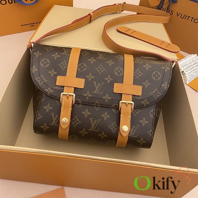 Okify Louis Vuitton Christopher Messenger Bag Brown M28115 32x19.5x11cm - 1
