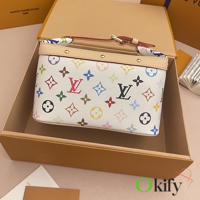 Okify Louis Vuitton x TM Cruiser Toiletry Bag White M27900 22x13.5x12cm - 1