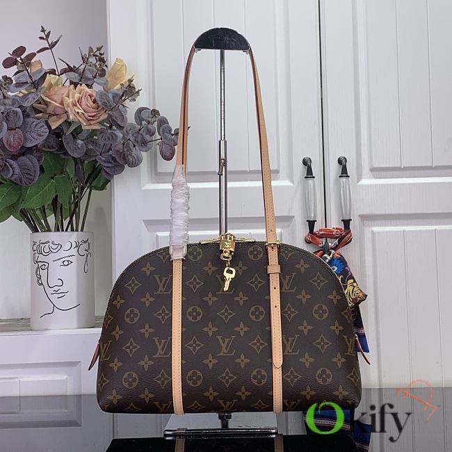 Okify Louis Vuitton Squire PM Bag Brown M28951 30x20x10cm - 1