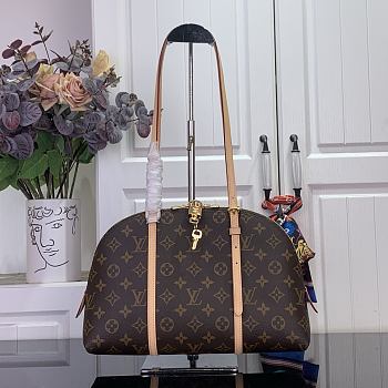 Okify Louis Vuitton Squire PM Bag Brown M28951 30x20x10cm