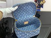 Okify Louis Vuitton Nice Mini Vanity Bag Denim M27946 20x13.5x12cm - 4