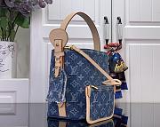 Okify Louis Vuitton All In BB Bag Denim M28107 18x16x12cm - 5