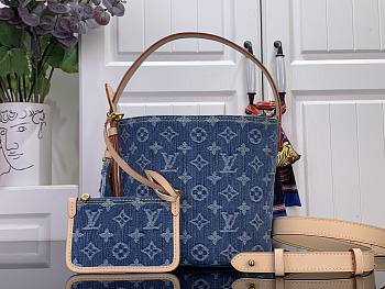 Okify Louis Vuitton All In BB Bag Denim M28107 18x16x12cm