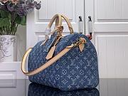 Okify Louis Vuitton Speedy Soft 30 Bag Denim M14430 30x21x17cm - 4