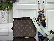 Okify Louis Vuitton All In BB Bag Blue Crocodile N30028 18x16x12cm - 5