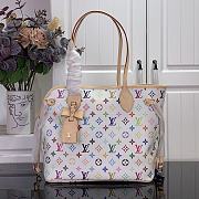 Okify Louis Vuitton x TM Neverwoof Bag White M27839 31x28x14cm  - 1