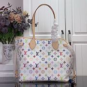 Okify Louis Vuitton x TM Neverwoof Bag White M27839 31x28x14cm  - 3