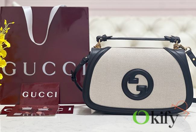 Okify Gucci Blondie Bag Black And Beige 32x17x10cm - 1