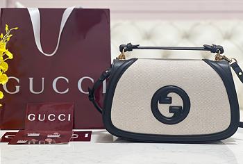 Okify Gucci Blondie Bag Black And Beige 32x17x10cm