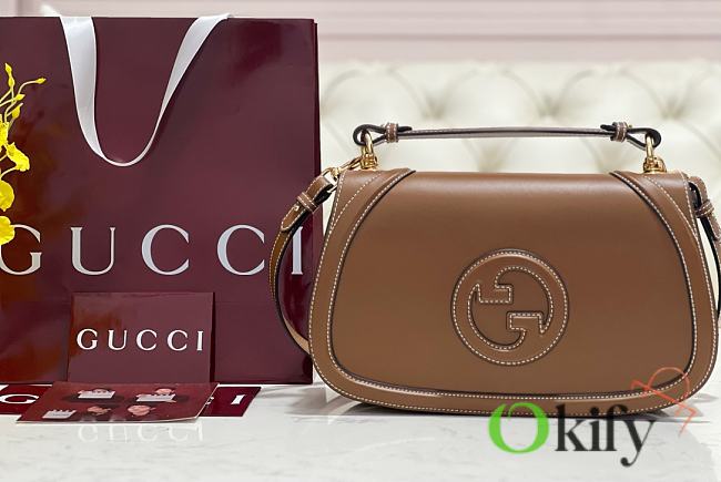 Okify Gucci Blondie Bag Brown 32x17x10cm - 1