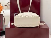 Okify Gucci Marmont Slim Bucket Bag White 17x16x6.5cm - 5