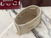 Okify Gucci Marmont Slim Bucket Bag White 17x16x6.5cm - 2