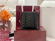 Okify Gucci Marmont Slim Bucket Bag Black 17x16x6.5cm - 6