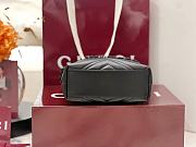 Okify Gucci Marmont Slim Bucket Bag Black 17x16x6.5cm - 3