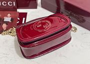 Okify Gucci Blondie Bag Red Patent 21.5x11x8cm - 2
