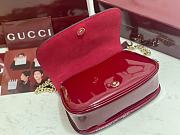 Okify Gucci Blondie Bag Red Patent 21.5x11x8cm - 3