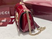 Okify Gucci Blondie Bag Red Patent 21.5x11x8cm - 4