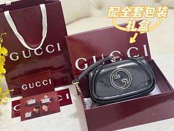 Okify Gucci Blondie Bag Black Patent 21.5x11x8cm