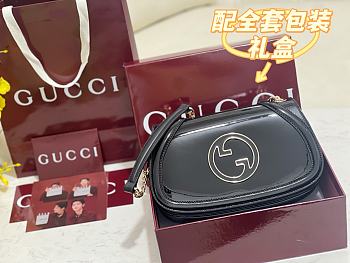 Okify Gucci Blondie Bag Black Patent 26.5x16.5x8.5cm