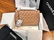 Okify CC Flap Bag Nude Caviar 25cm  - 3