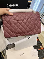Okify CC Flap Bag Red Burgundy Caviar 25cm  - 4