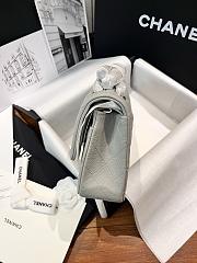 Okify CC Flap Bag Gray Caviar 25cm  - 2