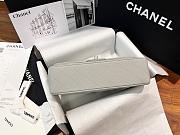 Okify CC Flap Bag Gray Caviar 25cm  - 3