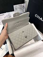 Okify CC Flap Bag Gray Caviar 25cm  - 4