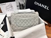 Okify CC Flap Bag Gray Caviar 25cm  - 5