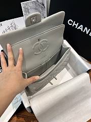 Okify CC Flap Bag Gray Caviar 25cm  - 6