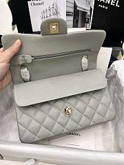 Okify CC Flap Bag Gray Caviar 23cm  - 5