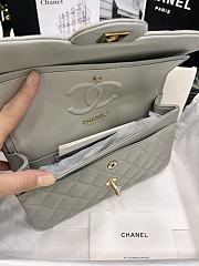 Okify CC Flap Bag Gray Caviar 23cm  - 2