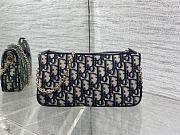 Okify Dior 2026 Bow Oblique Pouch With Chain 22x11.5x4.5cm - 5