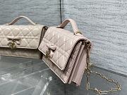 Okify Dior My Dior Mini Bag Light Pink Bow 21x11x5cm - 3