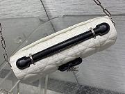 Okify Dior My Dior Mini Bag White And Black Bow 21x11x5cm - 5