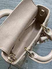 Okify Dior Lady D-joy Bag Pink Bow 22x12x6cm - 6