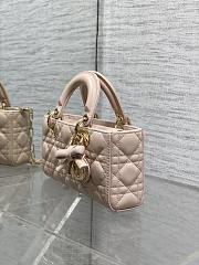 Okify Dior Lady D-joy Bag Pink Bow 22x12x6cm - 4