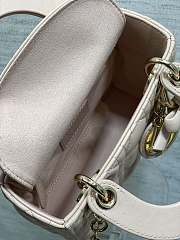 Okify Dior Lady Bag Light Pink Bow 17x15x7cm  - 4