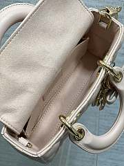 Okify Dior Lady D-joy Bag Light Pink Bow 19x5.5x10.5cm - 5