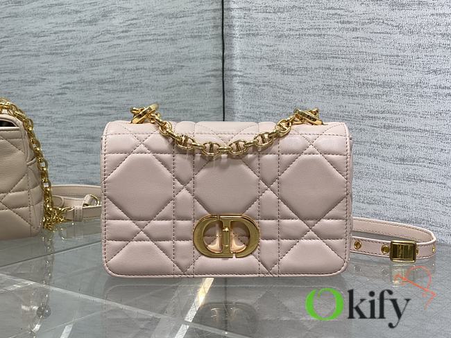 Okify Dior Caro Bag Light Pink 20x13x7cm - 1