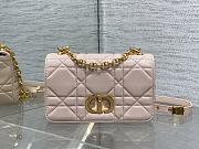 Okify Dior Caro Bag Light Pink 20x13x7cm - 1