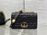 Okify Dior Caro Bag Black Gold Hardware 20x13x7cm - 3