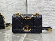 Okify Dior Caro Bag Black Gold Hardware 20x13x7cm - 1