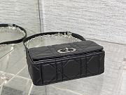 Okify Dior Caro Bag Black Silver Hardware 20x13x7cm - 6