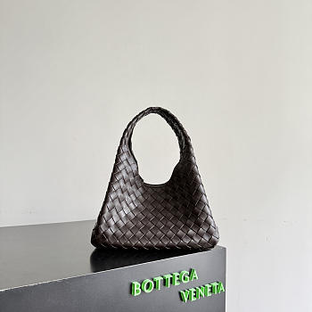 Okify Bottega Veneta Campana Bag Dark Brown 28x16x15cm
