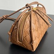 Okify Bottega Veneta Concert Pouch Bag Brown Caramel 18.5x11.5x8.5cm - 6